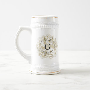 Caneca De Cerveja Padrinhos de Casamento Elegantes