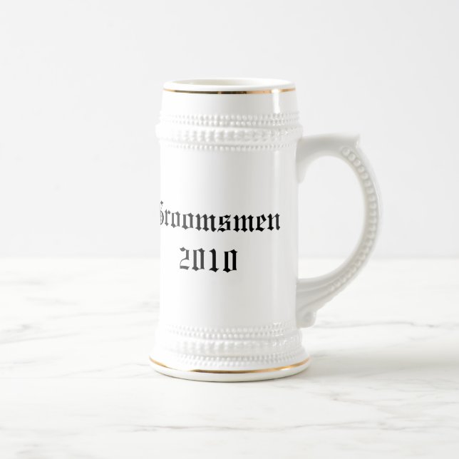 Caneca De Cerveja Padrinhos de casamento personalizados que Wedding (Direita)