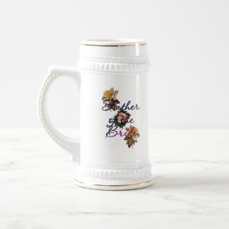 Caneca De Cerveja Pai Da Noiva Floral