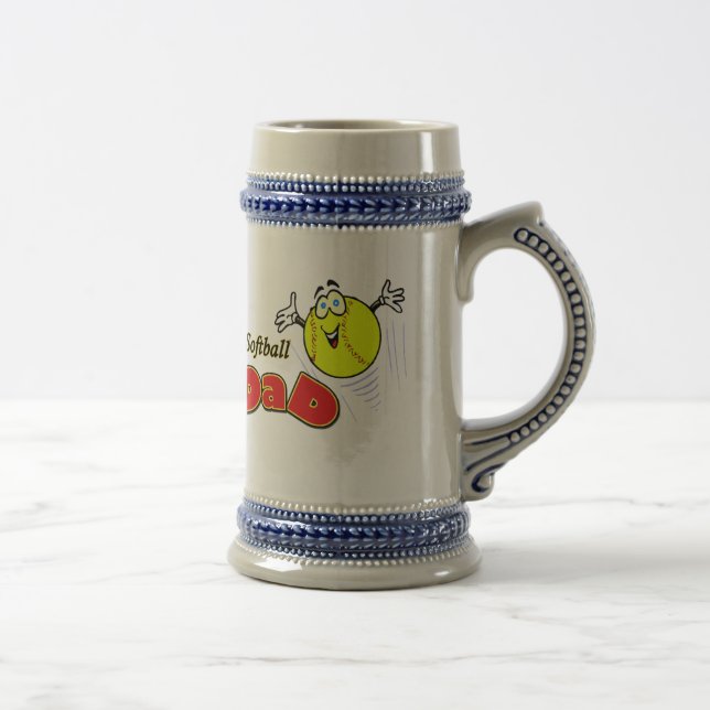 Caneca De Cerveja Pai do softball (Direita)