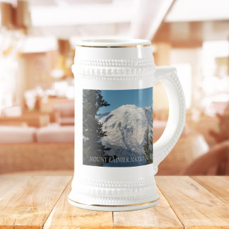 Caneca De Cerveja Paisagem Nacional do Monte Rainier