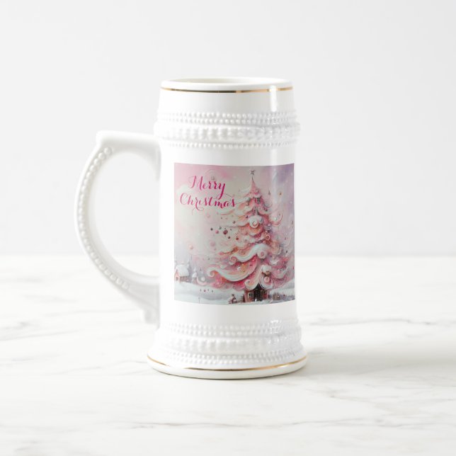 Caneca De Cerveja Palha de Natal Impressionante e Impressionante, Ro (Esquerda)