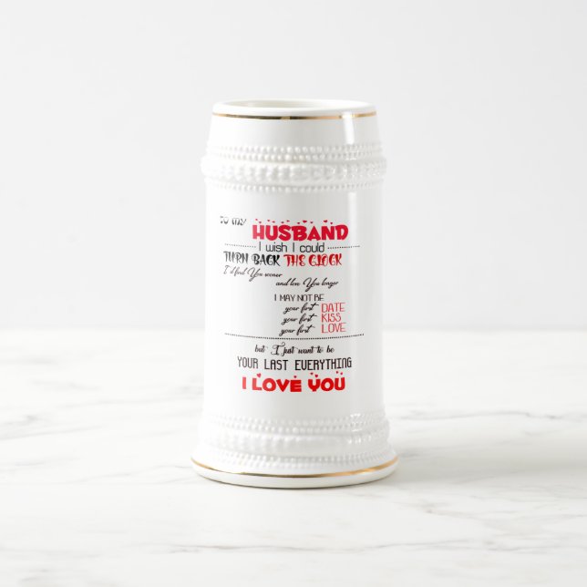 Caneca De Cerveja Para meu marido  (Centro)