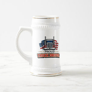 Caneca de Cerveja para Motorista de Caminhão Ameri