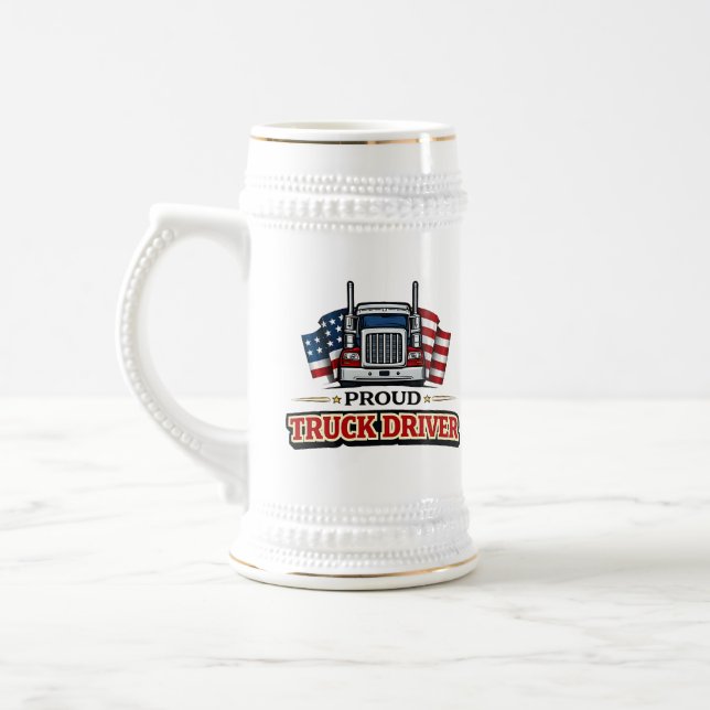 Caneca de Cerveja para Motorista de Caminhão Ameri (Esquerda)