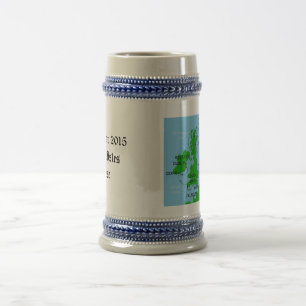 Caneca de cerveja para o cruzeiro das ilhas