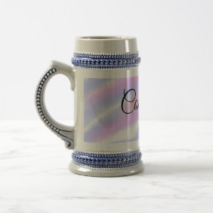 Caneca De Cerveja Parabéns simples e mínimos adicionam seu nome de t