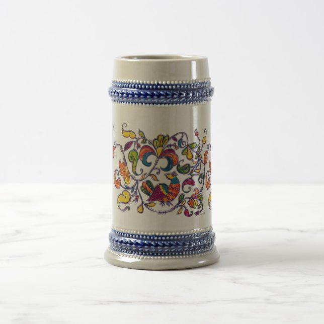 Caneca De Cerveja Pássaro norte da Rússia (Centro)