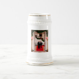 Caneca De Cerveja Passos de Natal O Presidente Donald Trump & Melani