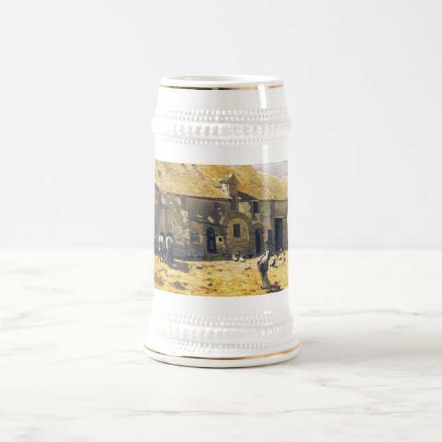 Caneca De Cerveja Pátio em Chailly - Claude Monet (Centro)