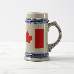 Caneca De Cerveja Patriótica a bandeira canadense