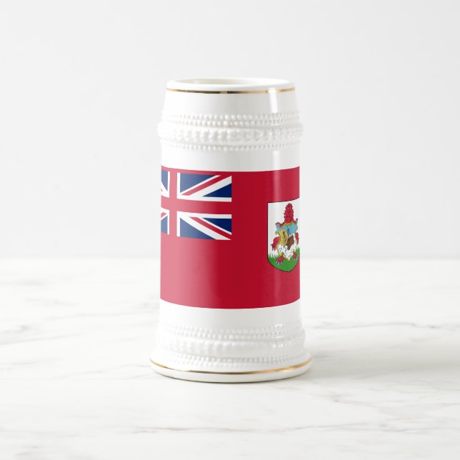 Caneca de cerveja Patriótica das Bermudas (Centro)