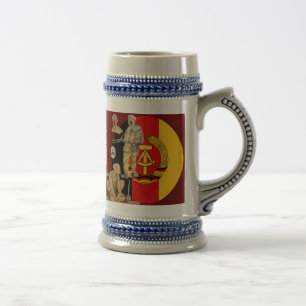 Caneca De Cerveja Patrulha fronteiriça do alemão oriental da RDA