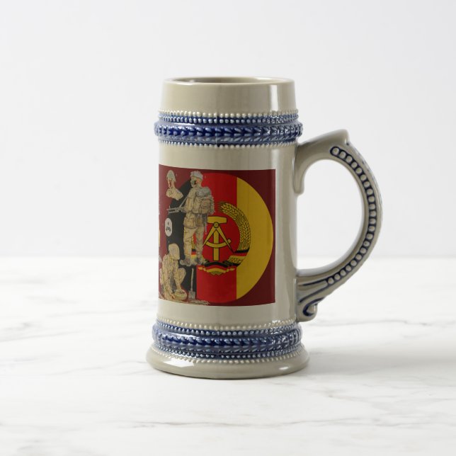 Caneca De Cerveja Patrulha fronteiriça do alemão oriental da RDA (Direita)
