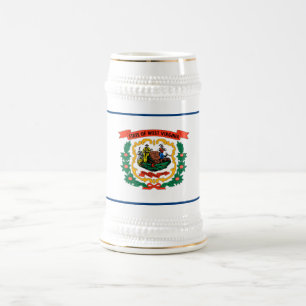 CANECA DE CERVEJA PAVILHÃO DA VIRGÍNIA OCIDENTAL