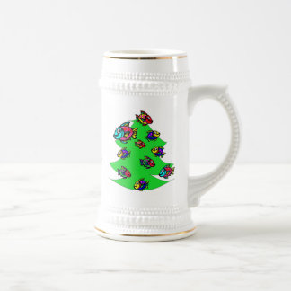 Caneca De Cerveja peixes na árvore de Natal