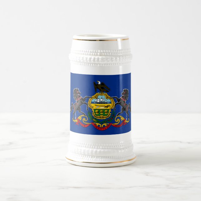 CANECA DE CERVEJA PENNSYLVANIA FLAG (Centro)