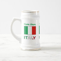 Personalização da Bandeira Italiana Verde Itália 