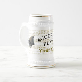 Caneca de cerveja personalizada para tocador de ac
