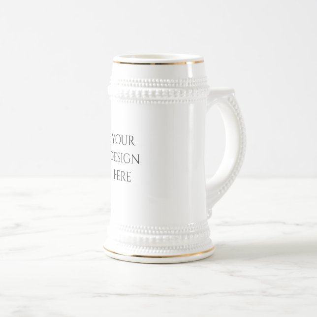 Caneca De Cerveja Personalizar ou Customizar  (Frente Esquerda)