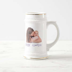 Caneca de cerveja personalizável do Dia de as mães