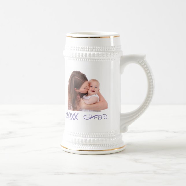 Caneca de cerveja personalizável do Dia de as mães (Direita)