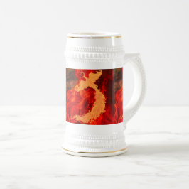 Caneca De Cerveja Phoenix e Fire