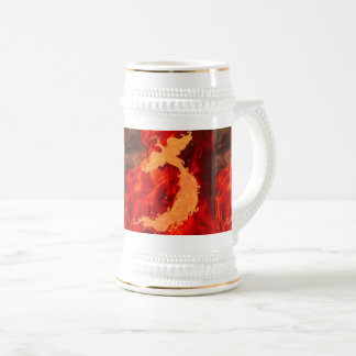 Caneca De Cerveja Phoenix e Fire