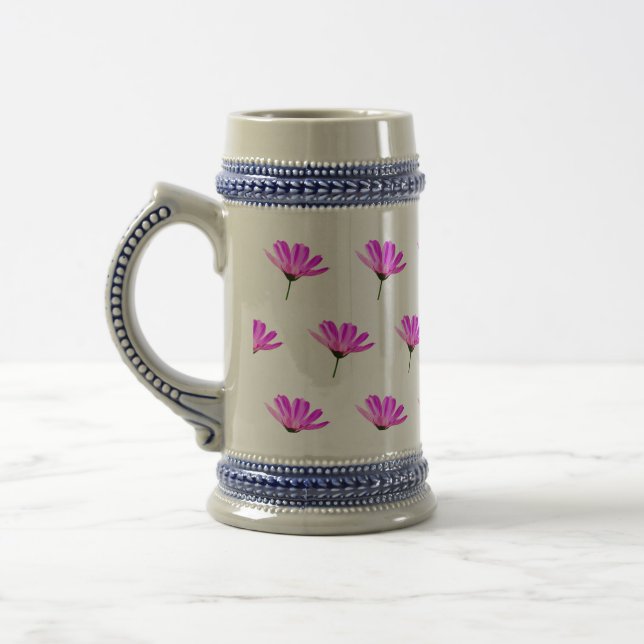 Caneca De Cerveja Pink Daisy  (Esquerda)