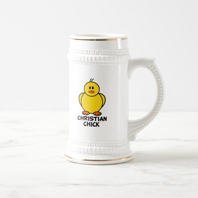 Caneca De Cerveja Pintinho cristão (Direita)