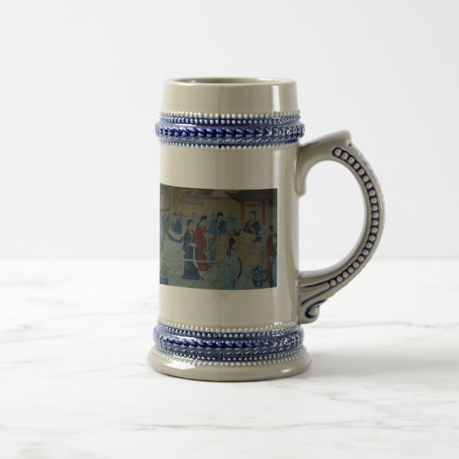 Caneca De Cerveja Pintura Mural Chinesa (Direita)