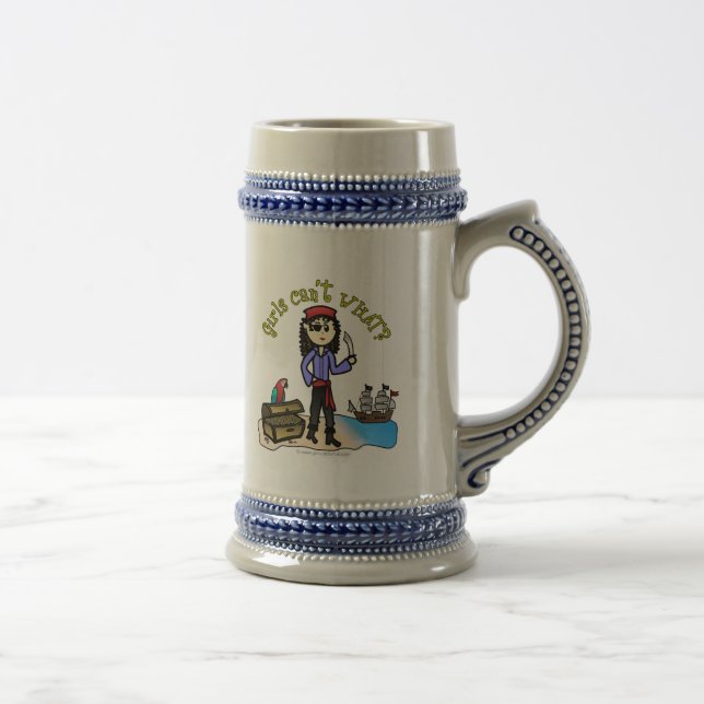Caneca De Cerveja Pirata de Mulher Leve (Direita)