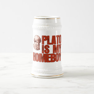 Caneca De Cerveja Plato é meu ficar em casa