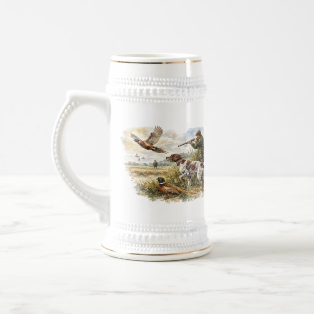 Caneca De Cerveja Pointer Alemão de Cabelo Curto ,caça (Esquerda)