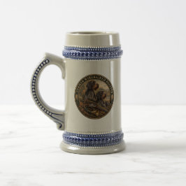 Caneca De Cerveja Pointer Alemão de Pelo Cabeludo