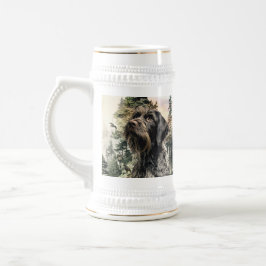 Caneca De Cerveja Pointer de Cabelo Raspudo Alemão