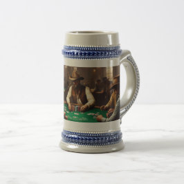 Caneca De Cerveja Poker Ocidental Antigo do High-take