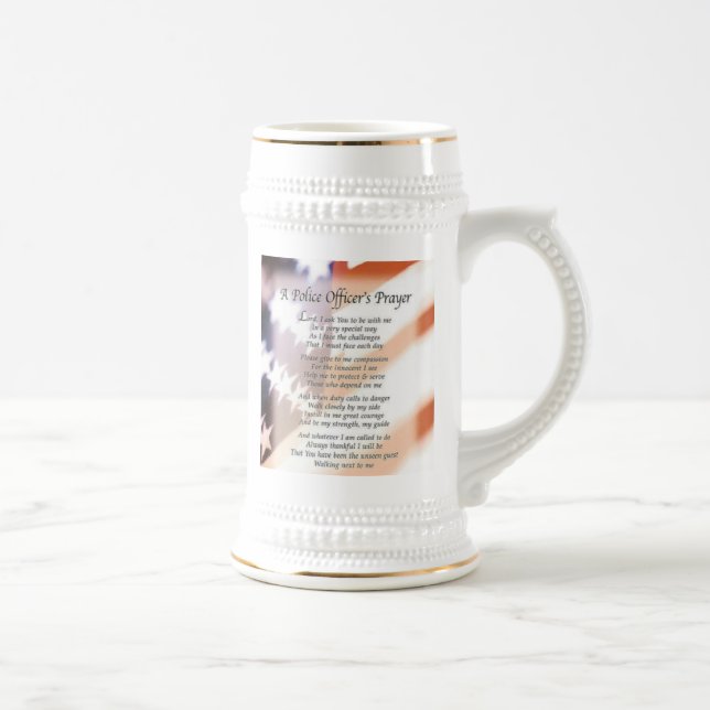 caneca de cerveja policial (Direita)
