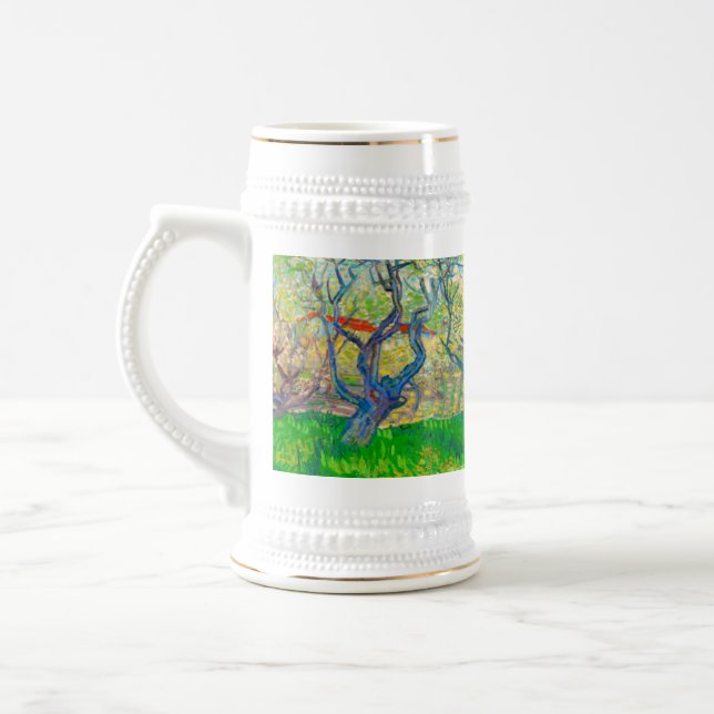 Caneca De Cerveja Pomar Vincent van Gogh em Blossom (Esquerda)