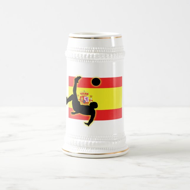 Caneca De Cerveja Pontapé de bicicleta da espanha (Centro)