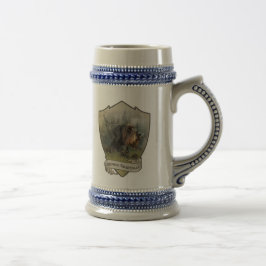Caneca De Cerveja Ponteiro Alemão Wirehaired, Caça a Barcos