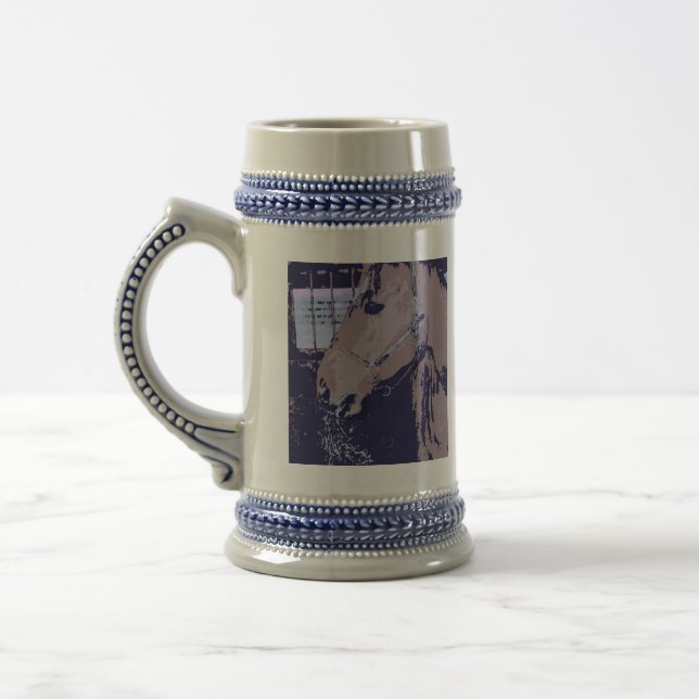 Caneca De Cerveja Pop Art Horse (Esquerda)