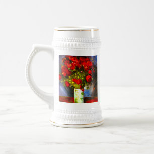 Caneca De Cerveja Poppies Vermelhos Van Gogh