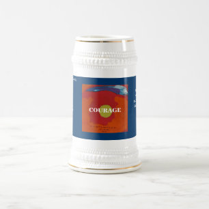 CANECA DE CERVEJA POR MEU SPIRIT/COURAGE