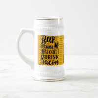 Porque não posso beber bacon