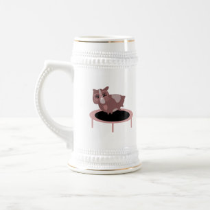 Caneca De Cerveja Porquinhos-da-índia Fofos se Exercitando