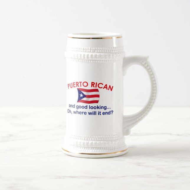 Caneca De Cerveja Porto-riquenho bonito (Direita)