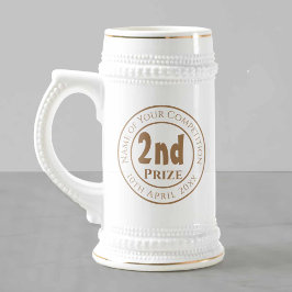 Caneca De Cerveja Prêmio de Troféu do Prêmio segundo da Concorrência