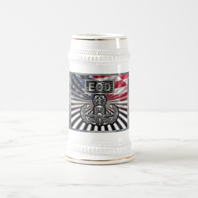 Caneca De Cerveja Presente Comemorativo “EOD Master Blaster” (Centro)