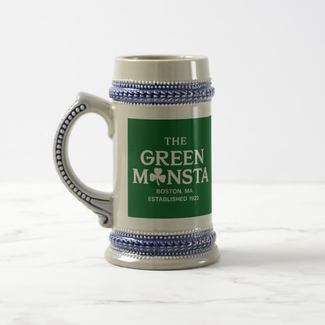 Caneca De Cerveja Presente de beisebol Green Monsta Boston Green Mon (Esquerda)